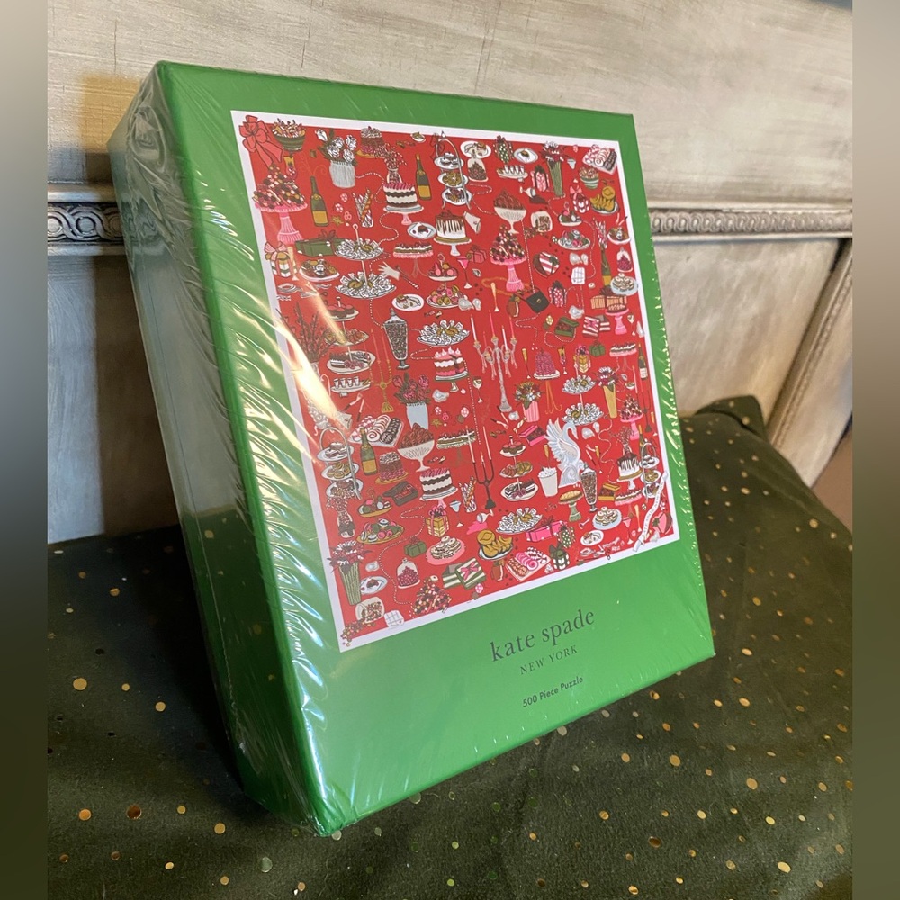 NWT Kate Spade Festive Party Puzzle - Picture 2 of 5